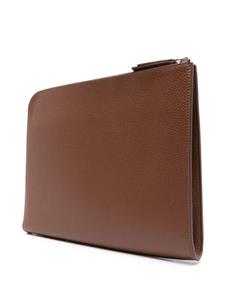 Orciani Micron leather briefcase - Bruin