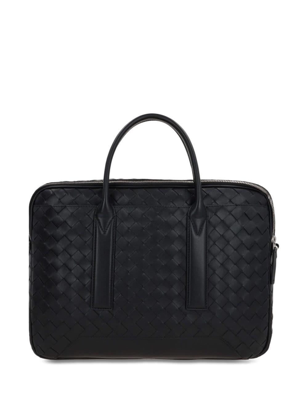 Bottega Veneta large Getaway leather briefcase - Zwart