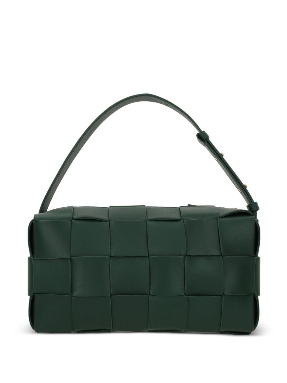 Bottega Veneta Brick Cassette leather shoulder bag - Groen