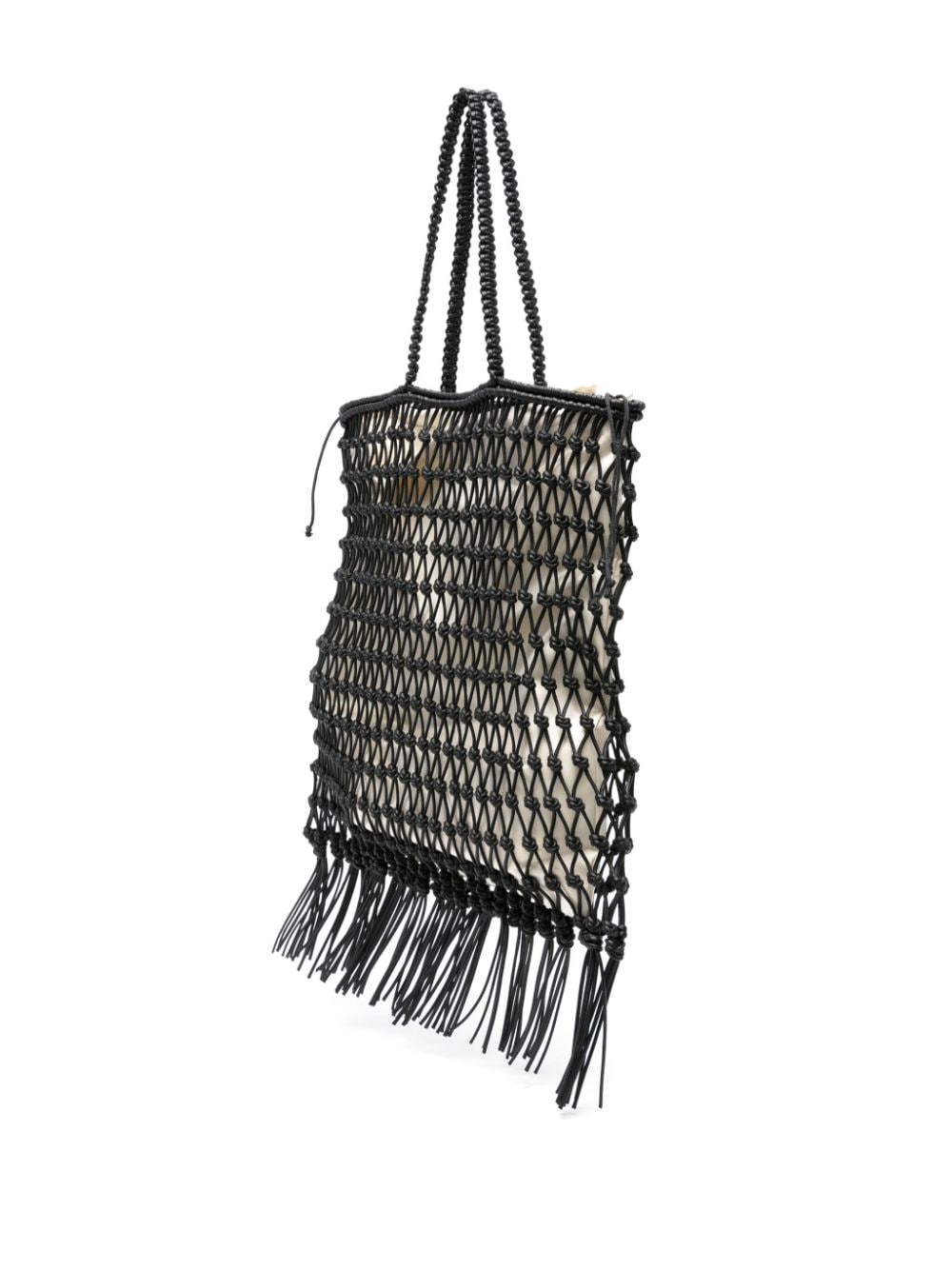 Fabiana Filippi knot-construction tote bag - Zwart