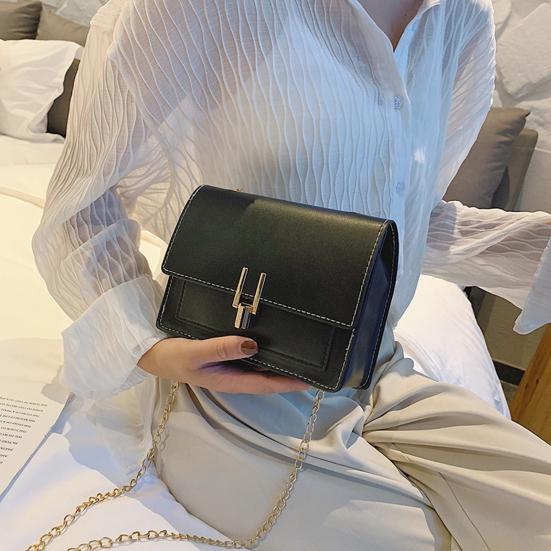 Bag Accessorries Vrouwen kunstleer flip cover vierkante crossbody schoudertas telefoonzakje