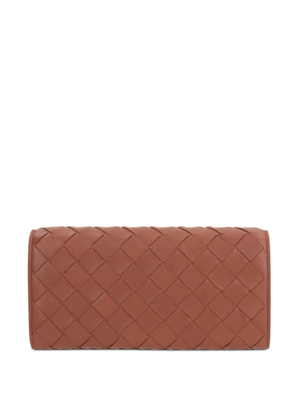 Bottega Veneta Continental Intrecciato leather wallet - Goud