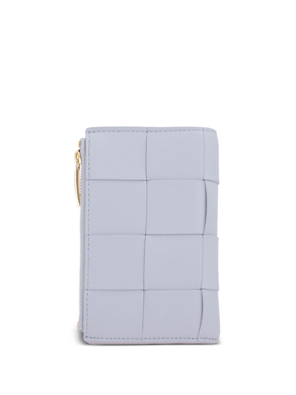 Bottega Veneta Cassette bi-fold leather wallet - Paars