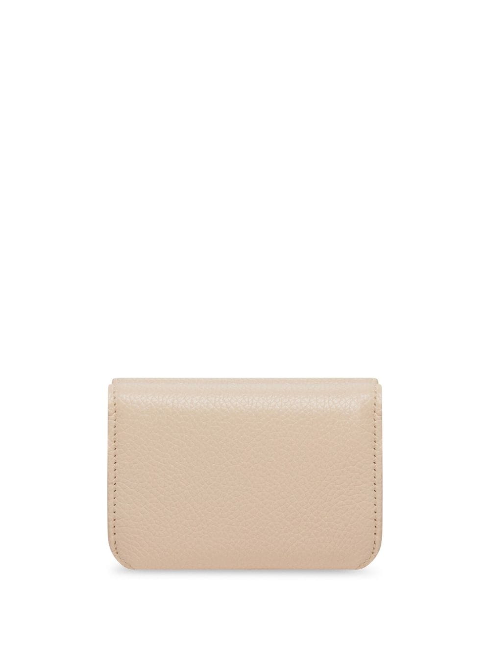 Balenciaga logo-print leather wallet - Beige