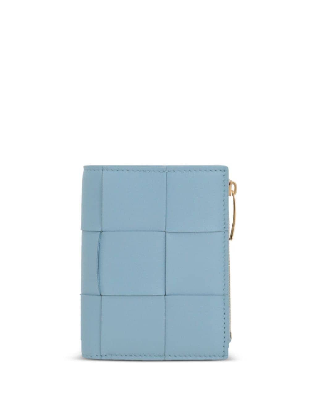 Bottega Veneta Cassete leather wallet - Blauw