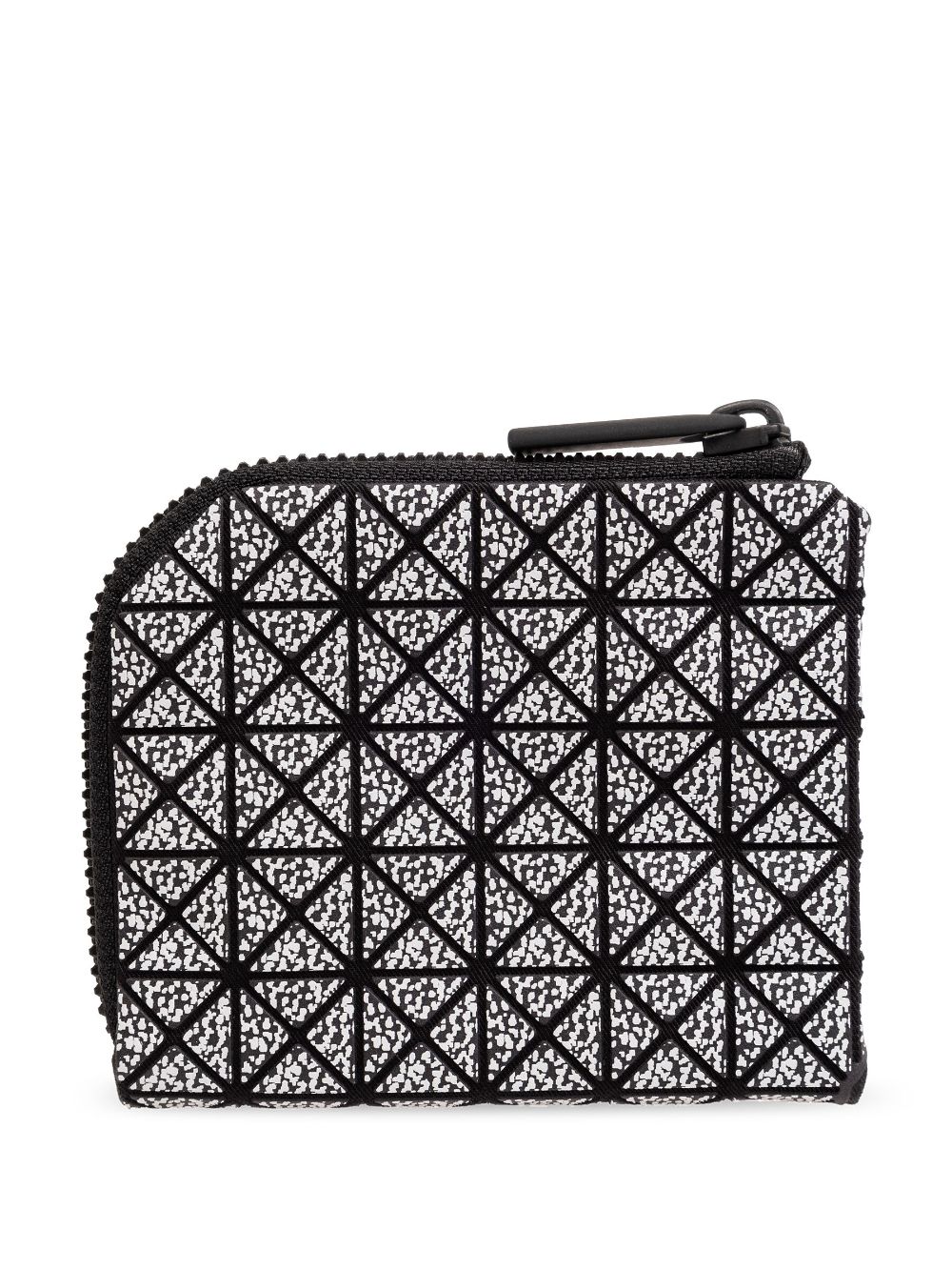 Bao Bao Issey Miyake geometric-pattern cotton wallet - Zwart