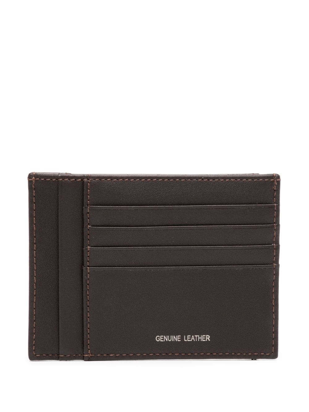 Versace crocodile-effect leather wallet - Bruin