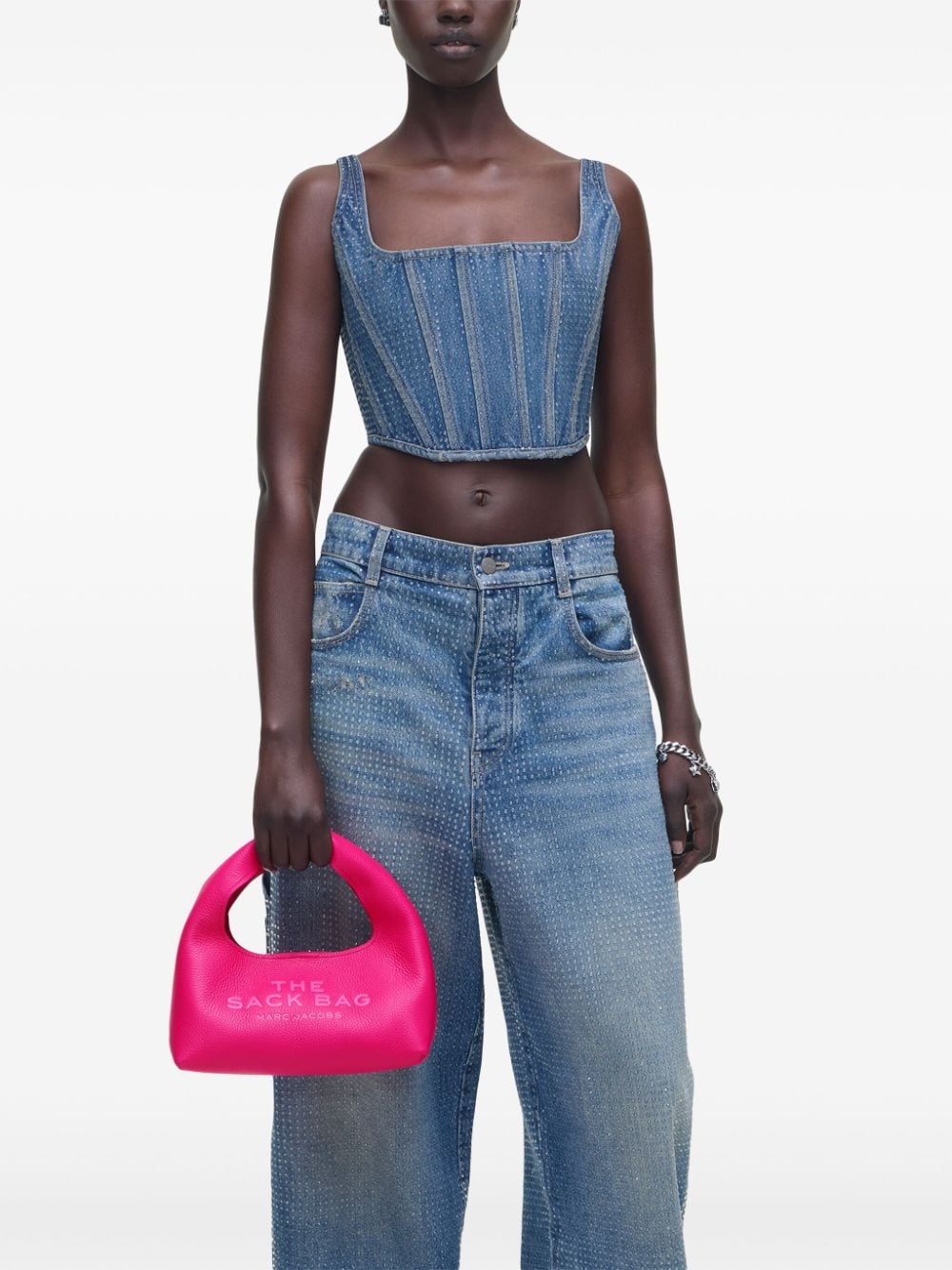 Marc Jacobs The Mini Sack bag - Roze