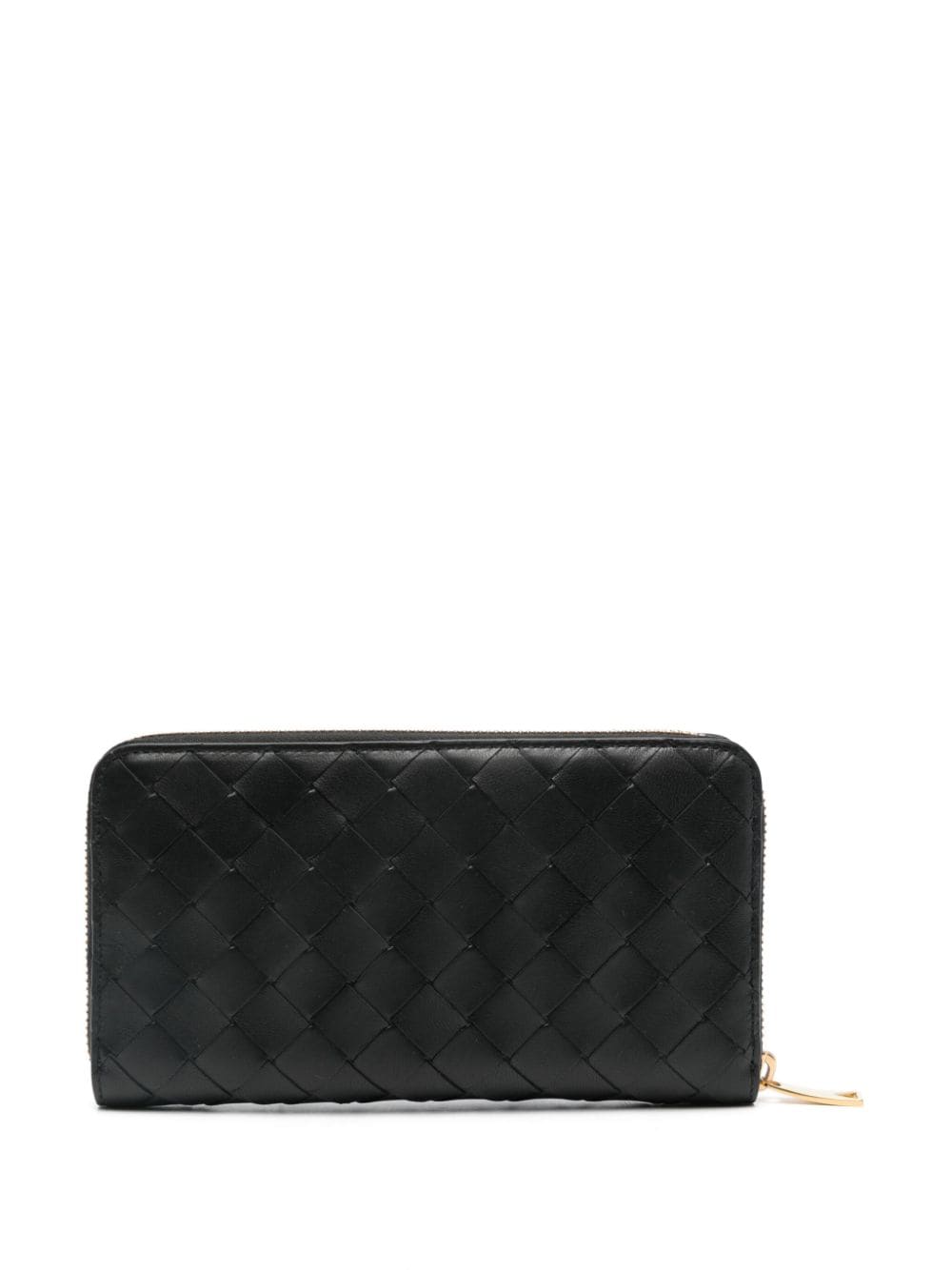 Bottega Veneta Intrecciato leather wallet - Zwart