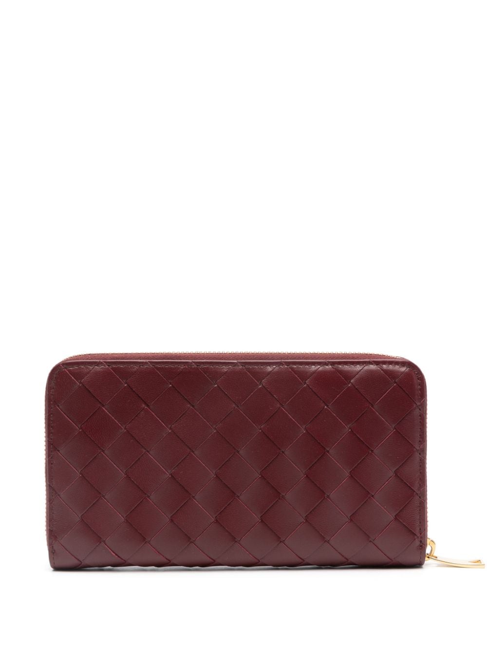 Bottega Veneta Intrecciato leather wallet - Rood