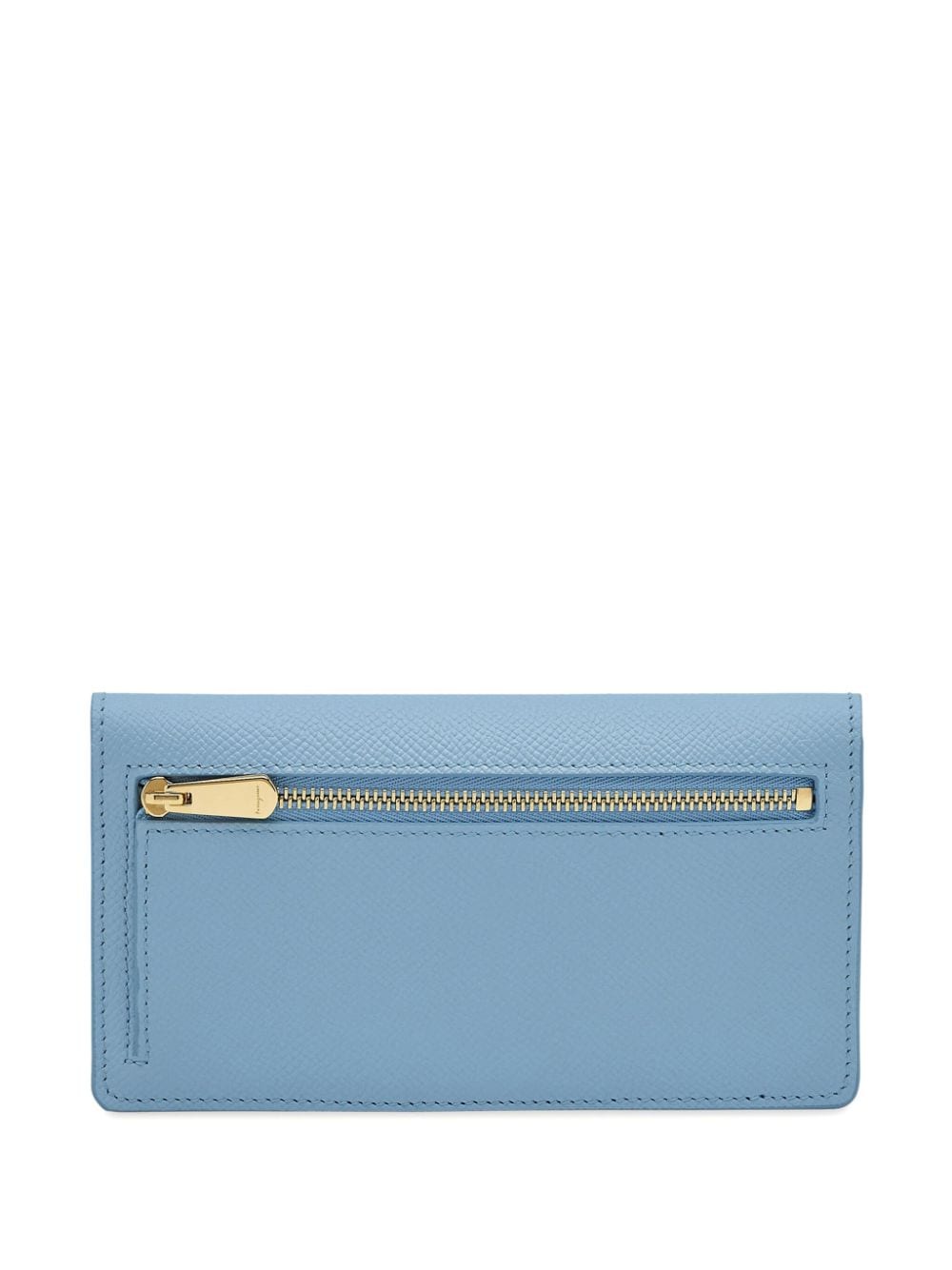 Ferragamo Gancini leather wallet - Blauw