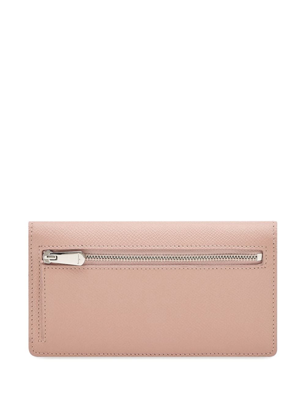 Ferragamo Gancini leather wallet - Roze