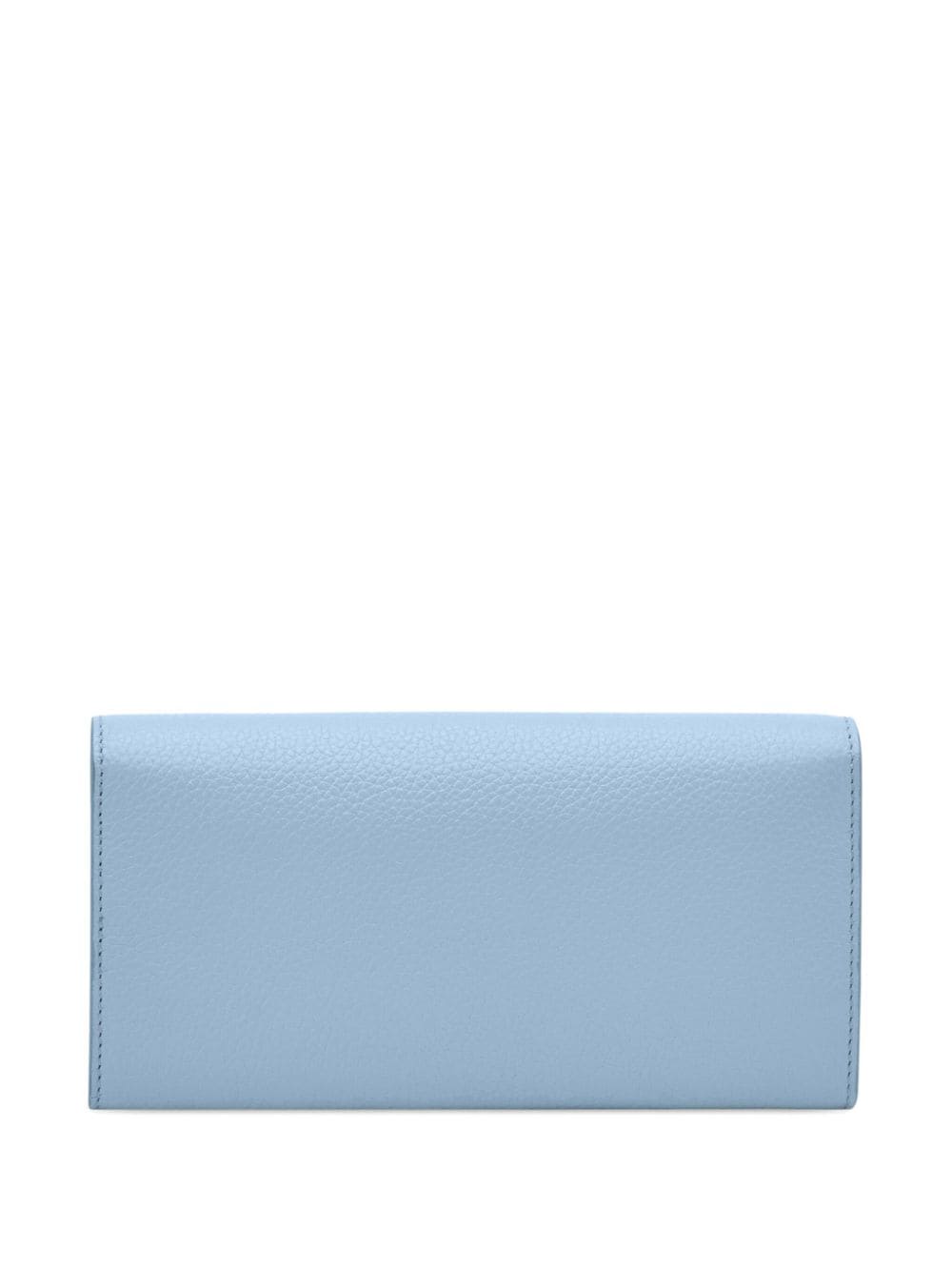 Ferragamo Gancini leather chain wallet - Blauw