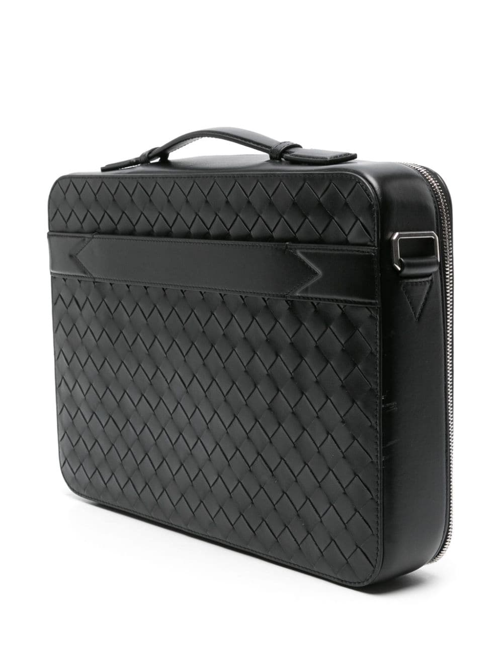 Bottega Veneta Getaway leather briefcase - Zwart