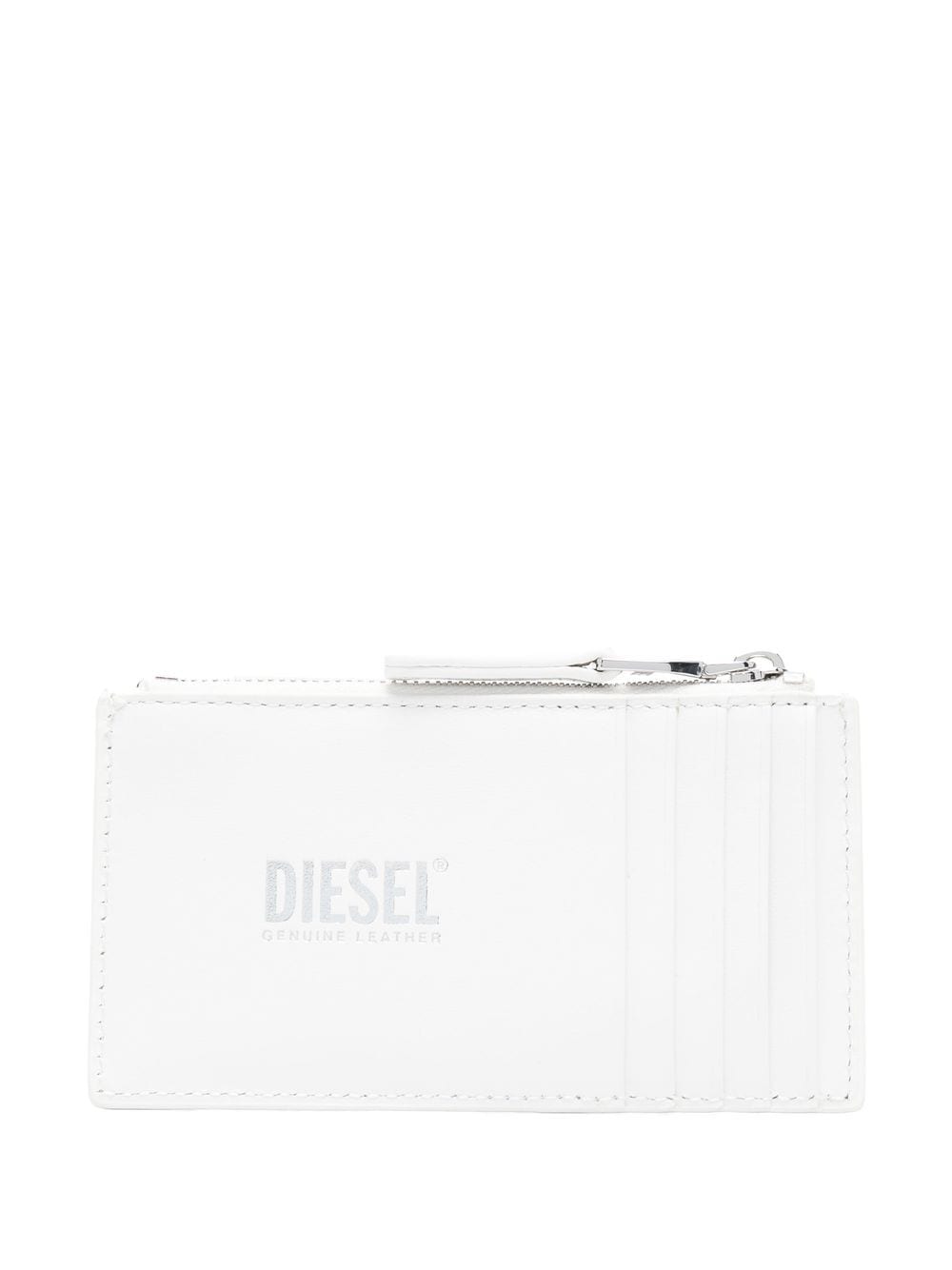 Diesel Paoulina logo-plaque purse - Wit