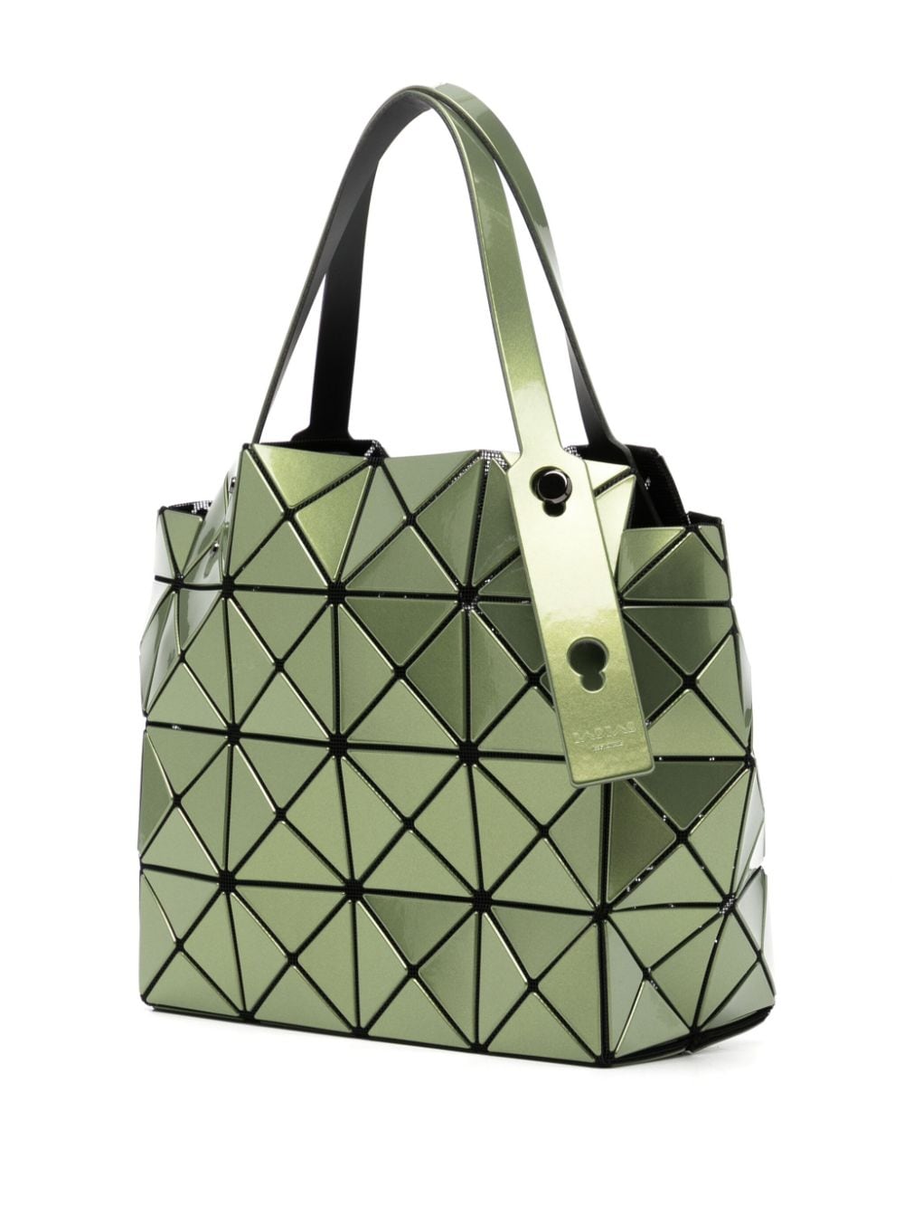 Bao Bao Issey Miyake geometric cut-out tote bag - Groen