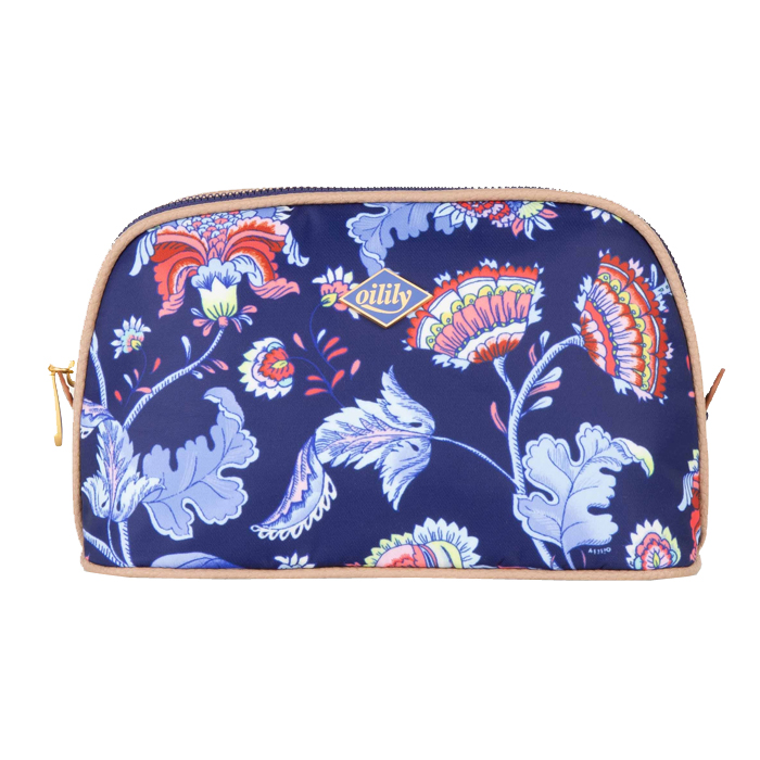 Oilily Colette Cosmetic Bag - Blue Print