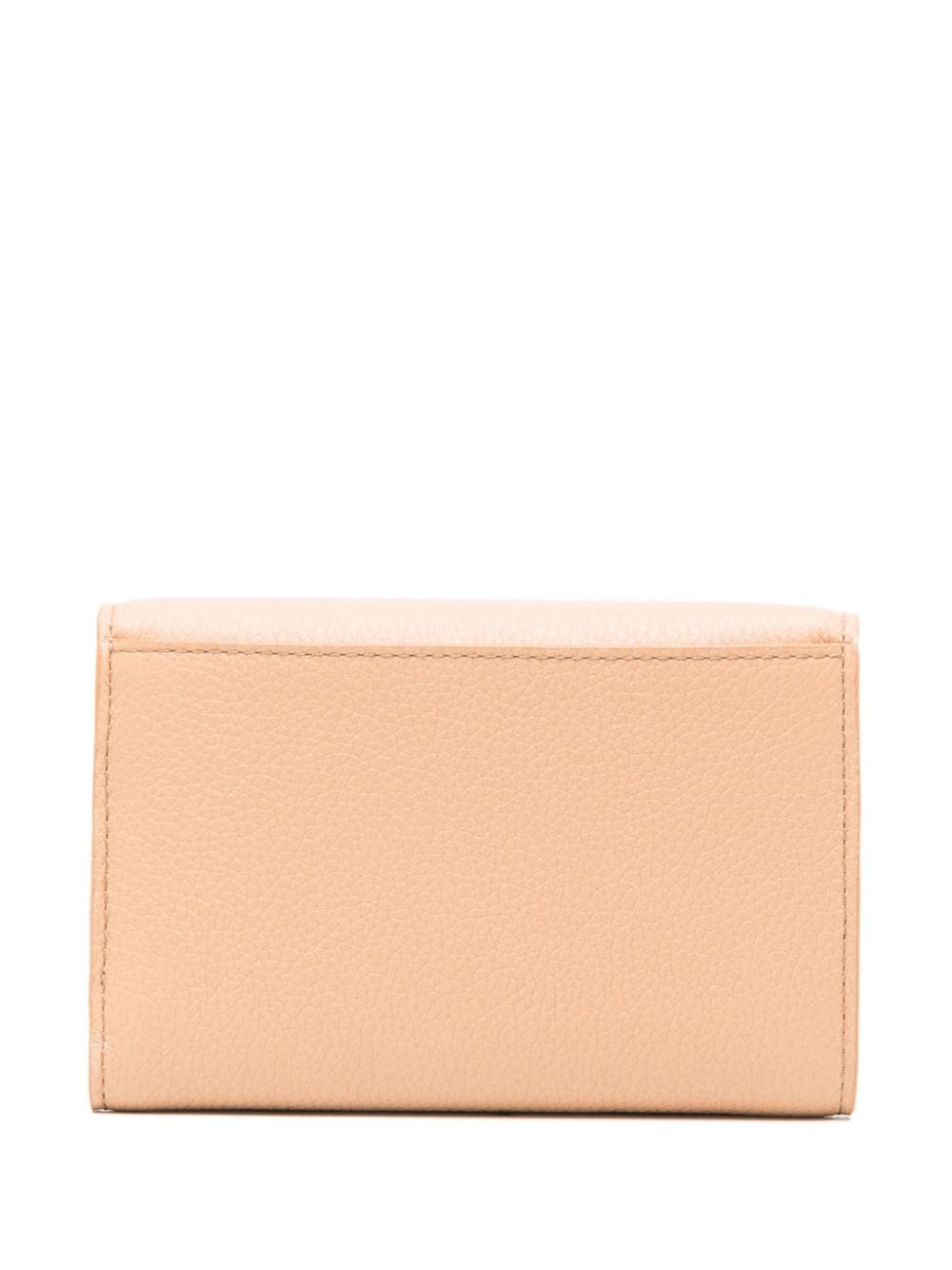 Chloé tri-fold leather wallet - Beige