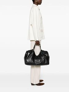 ANINE BING medium Kate leather tote bag - Zwart