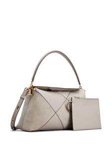 Tod's T Timeless suède shopper - Grijs