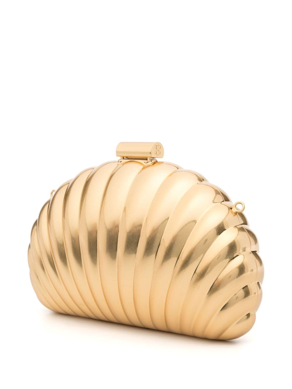 Simkhai Monet shell-motif clutch bag - Goud