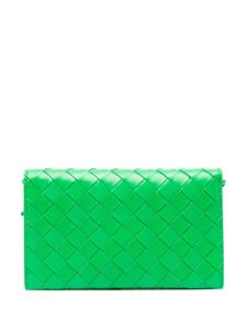 Bottega Veneta Intrecciato leather wallet - Groen