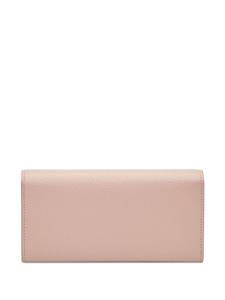 Ferragamo Gancini leather wallet - Roze