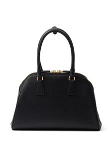 Prada medium Saffiano leather tote bag - Zwart