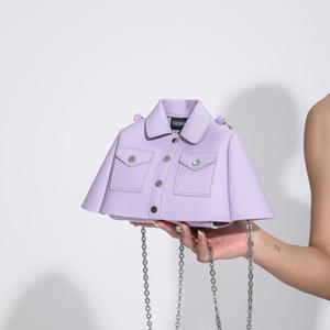 Yogodlns Hip Hop Shirt Shape Shoulder Bag Summer Women Underarm Bag Purse Designer Chain Crossbody Bags Luxury Lady Handbag
