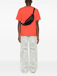 Calvin Klein logo-print faux-leather belt bag - Zwart