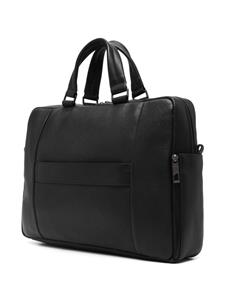 PIQUADRO leather laptop bag (30cm x 42cm) - Zwart