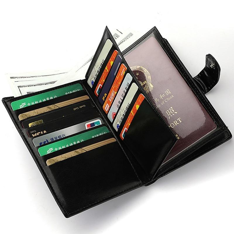 FANTAGEE Rijbewijskaarttas, portemonnee, multifunctionele paspoorttas met grote capaciteit, paspoorthouder, paspoortboekportemonnee