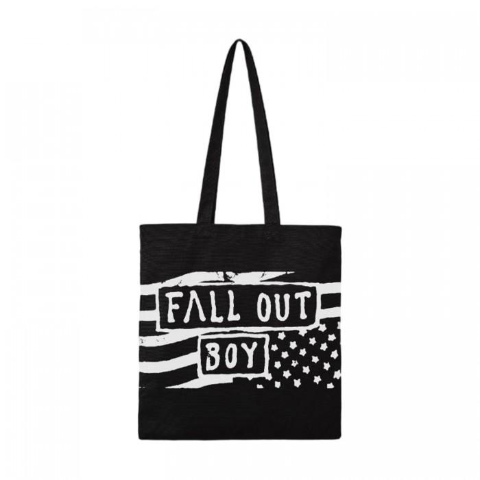 RockSax Fall Out Boy Flag Tote Bag