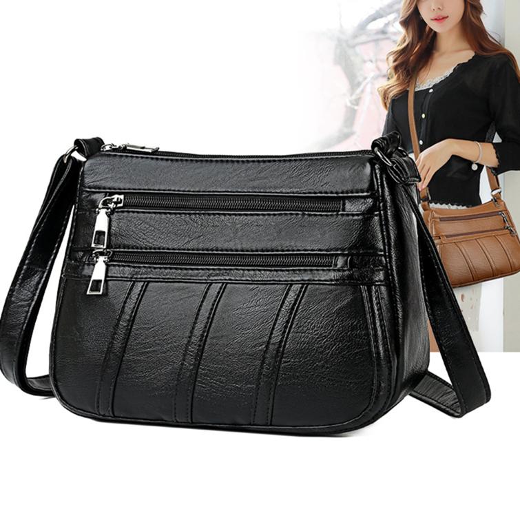 Dreamy Underwear Women's Fashion Bag Summer Diagonal One Shoulder Soft Leather Mini Phone Bag