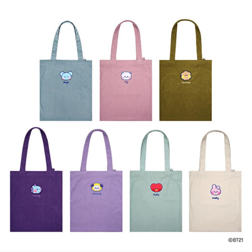 THE K-POP STAR BT21 Minini Boucle Eco Bag (7 Options)