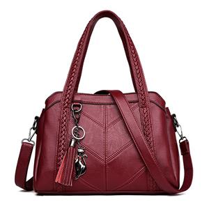 Boho berry Mode schoudertas voor vrouwen messenger tas dames retro pu lederen handtas tas tas met kwasten