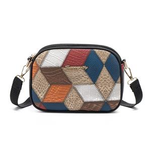 Yogodlns Fashionable Plaid Small Square Bag Women Small Crossbody Bag Trendy Print Daily Match Pu Leather Shell Shoulder Bags