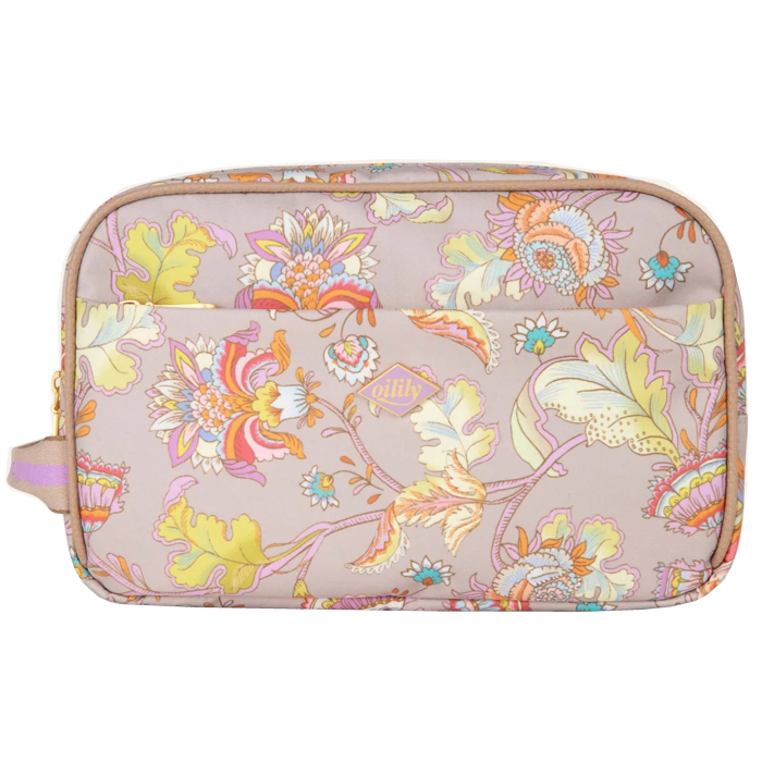 Oilily Chloe Pocket Cosmetic Bag - Frappé