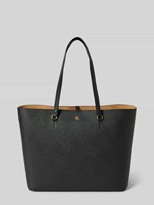 Lauren Ralph Lauren Tote bag van runderleer met labelapplicatie, model 'KARLY'