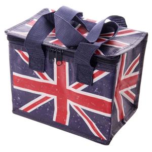 Merkloos Kleine koeltas Union Jack/United Kingdom print voor 6/sixpack -