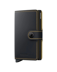 Secrid Miniwallet matte black & ochre