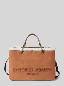 Emporio Armani Shopper met labelstitching, model 'MYEA'