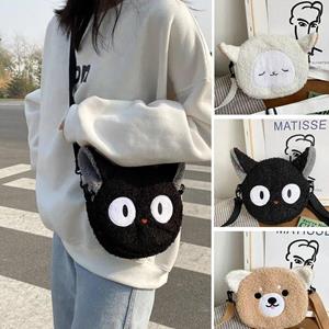 Ambiel Charm Japanse Stijl Kawaii Tas Vrouwen Cartoon Pluche Schoudertas voor Vrouwen Nieuwe Crossbody Tas Kleine Telefoon Portemonnee Bolsa Feminina