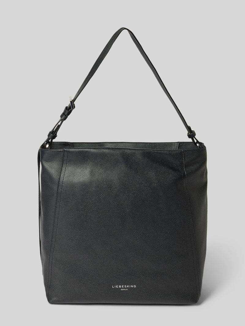 Liebeskind berlin Handtas van leer met labeldetail, model 'CHUDY HOBO'