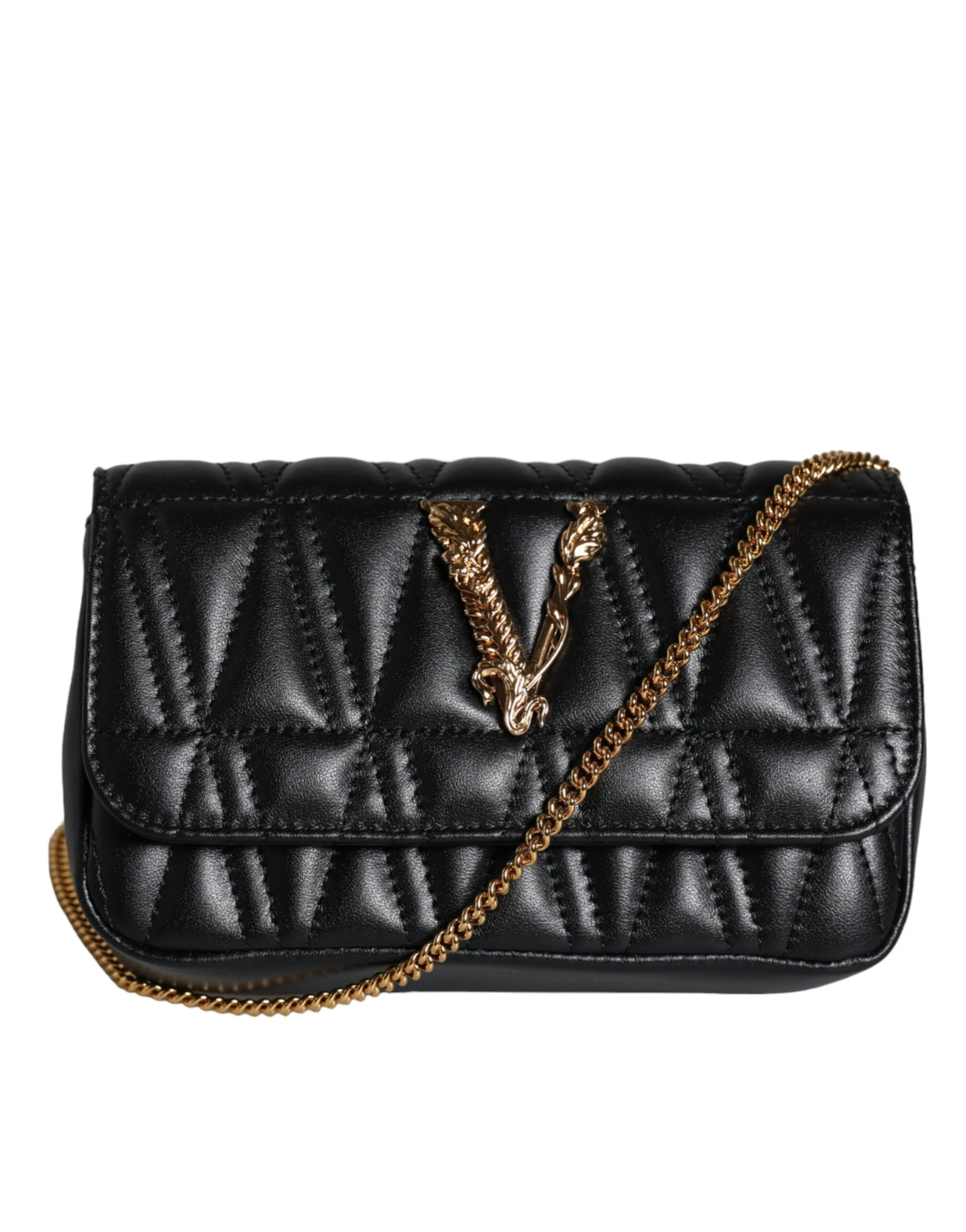 Versace Zwart mini schoudertas