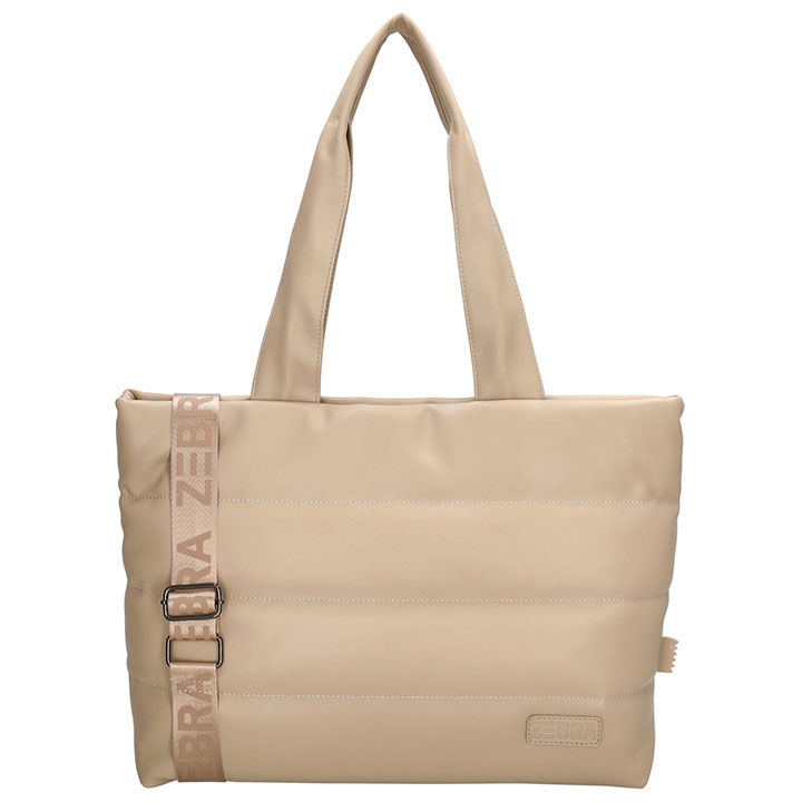 Zebra Trends Handtas/Schoudertas Evie 15.6'' Licht Taupe