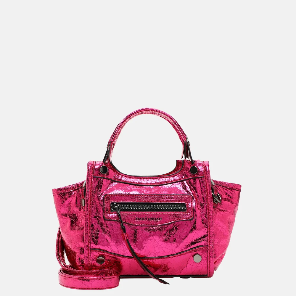 EMILY & NOAH Daria crossbody tas XS metallic pink