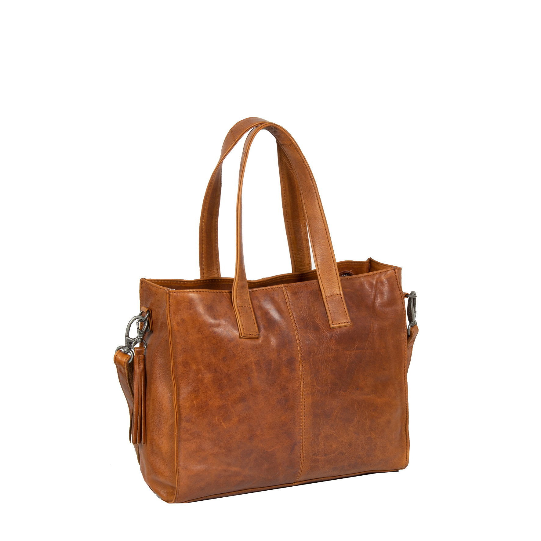 Justified Bags Nynke Cognac 7L Shopper Medium