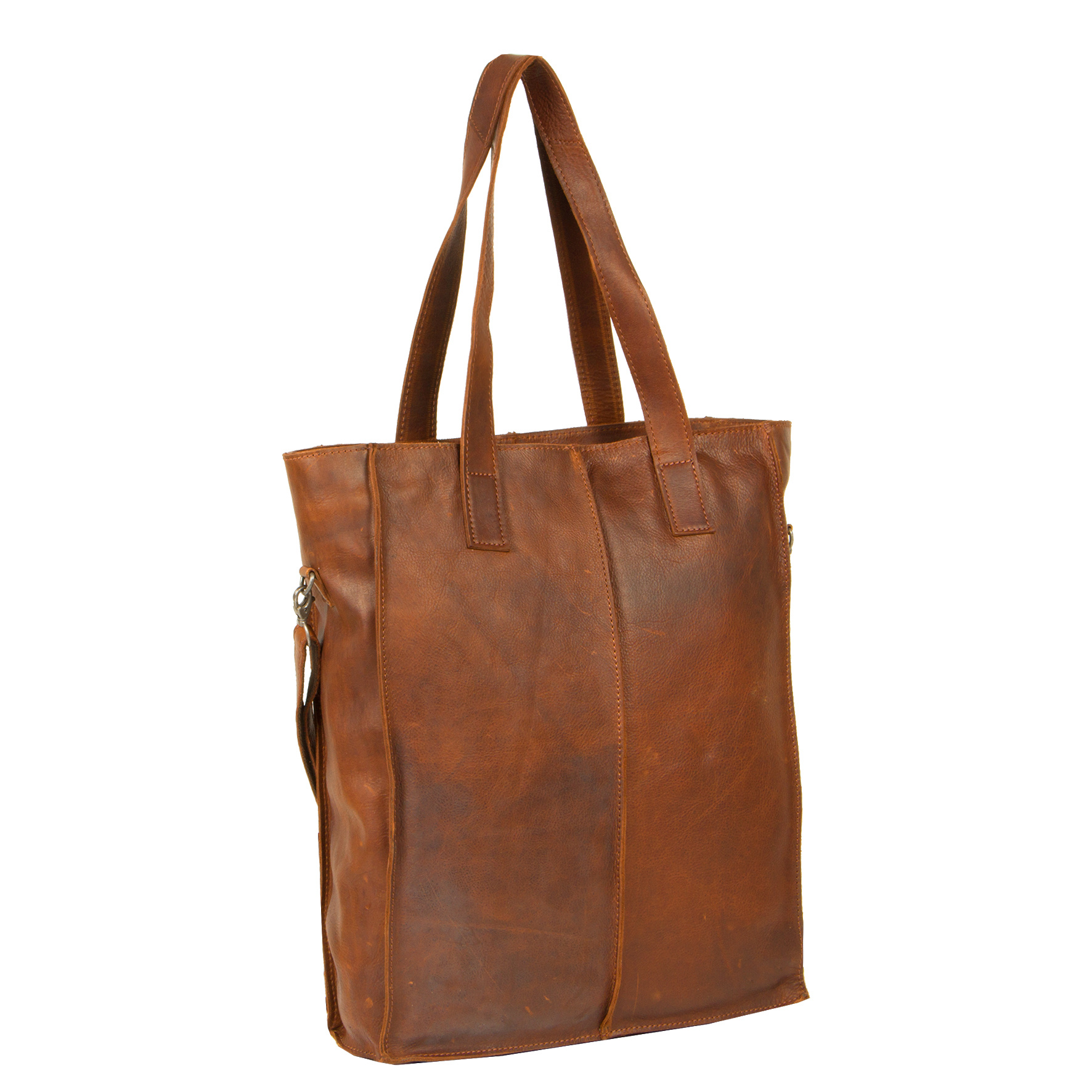 Justified Bags Nynke Cognac 13L Shopper Laptop 14