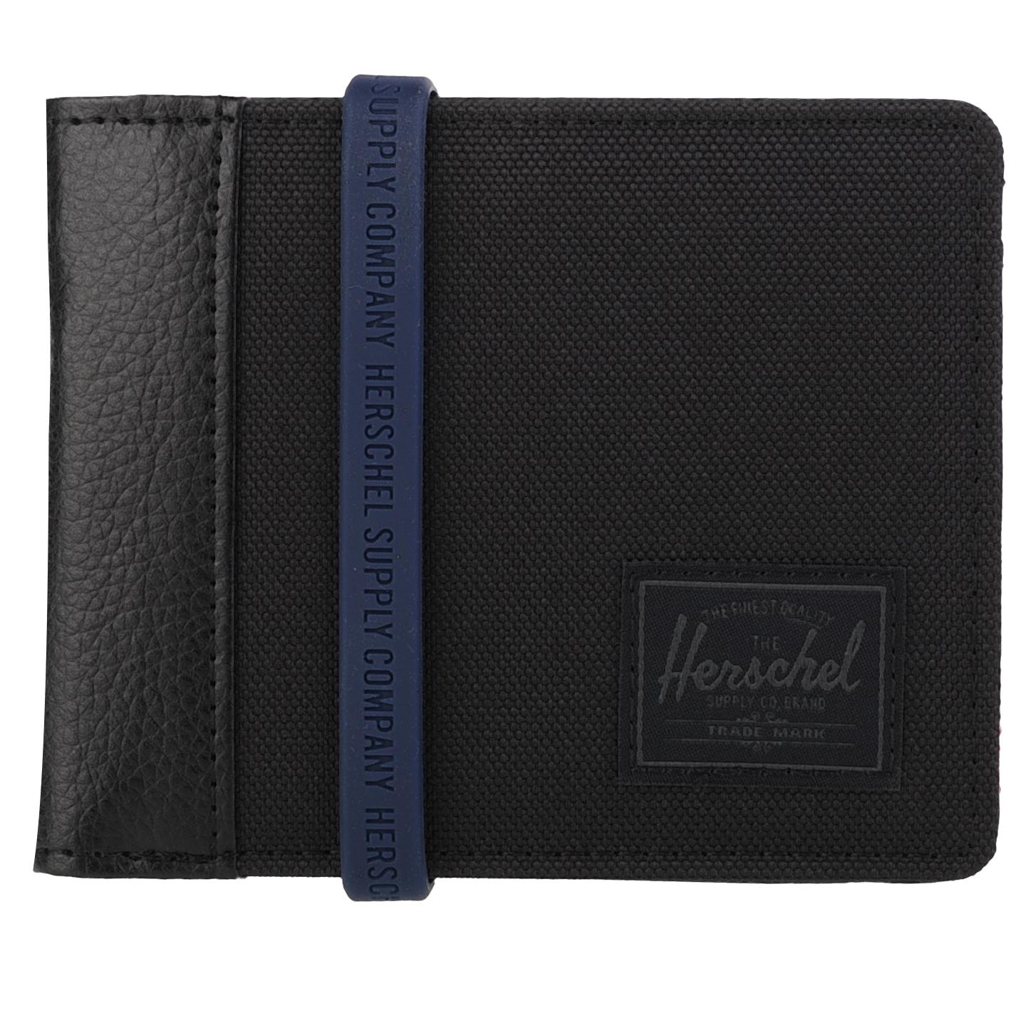 Herschel Hank RFID Wallet II, unisex zwarte portemonnee